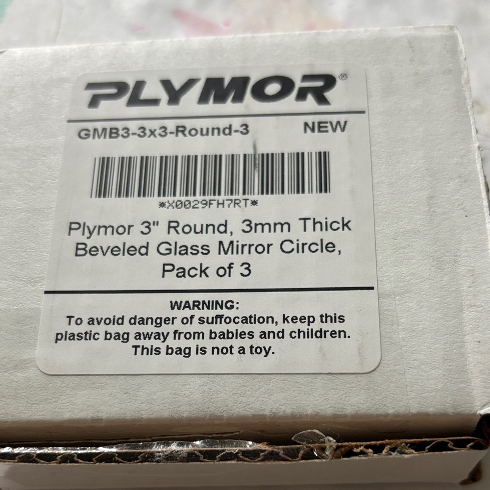 Plymor Beveled Glass Mirror Circles